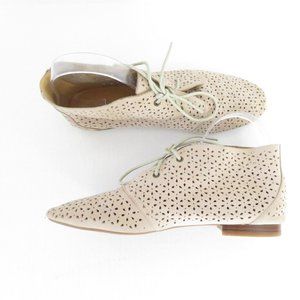 Nine West Perforated Boots Leather Booties